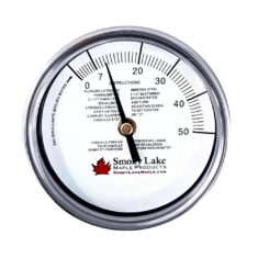 Maple Thermometer with 0-50 Scale
