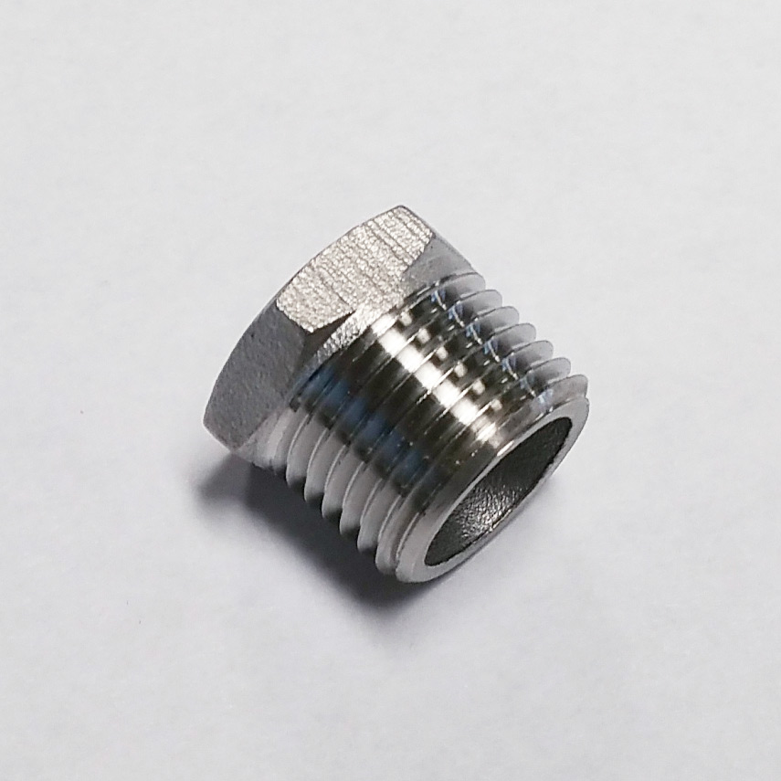 Stainless Steel Hex Plug – 1/2" NPT