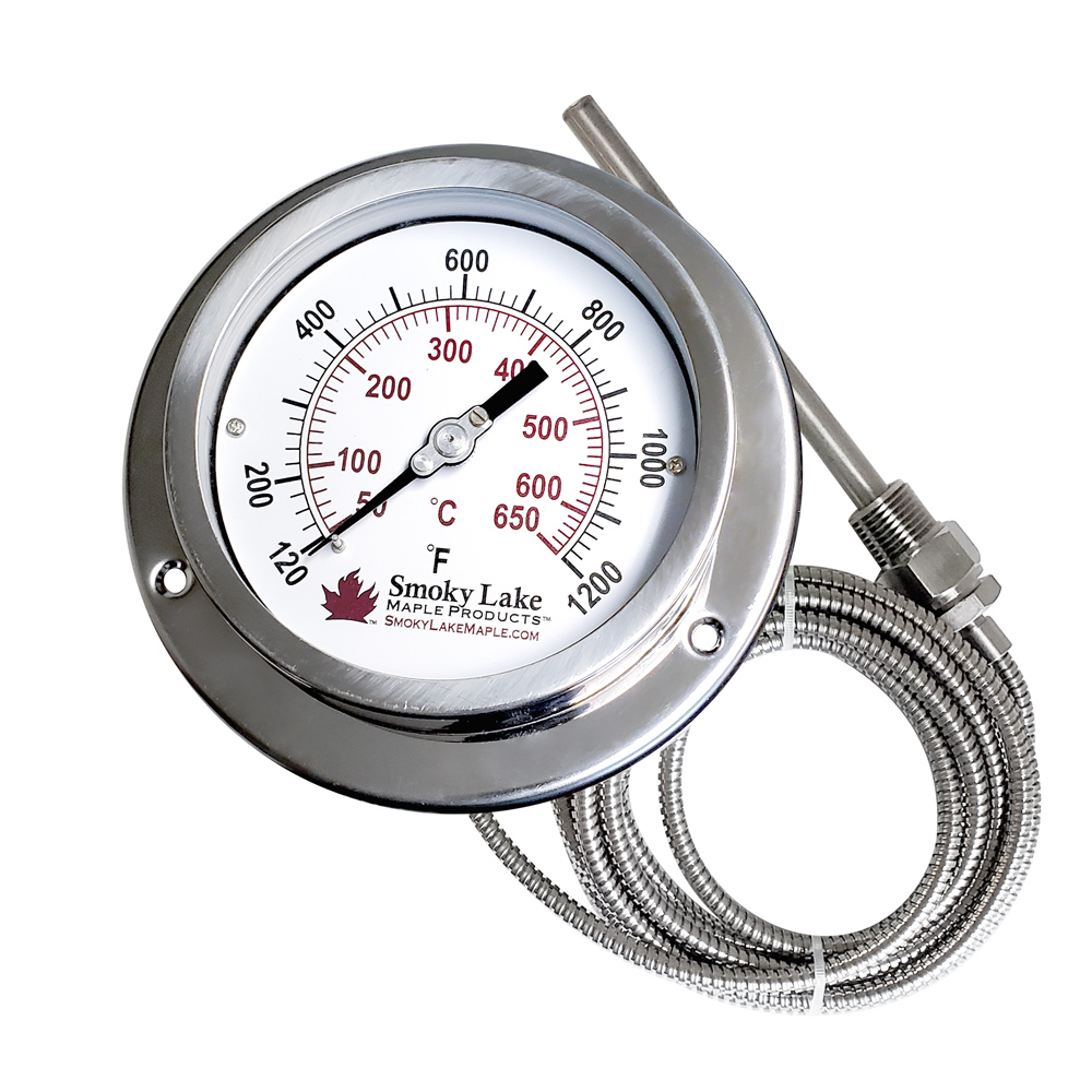 Stack Temperature Thermometer - 4" Dial | Smoky Lake Maple Products, LLC