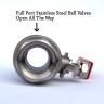 Full Port Ball Valves Open Fully