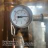 Hot Sap Exiting Preheater. Photo courtesy of Jon Gray, 2024.