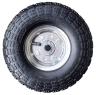 Pneumatic Tire with Washer and Cotter Pin