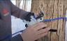 Cutting tubing with the Blade Cutter Accessory on a LineViper