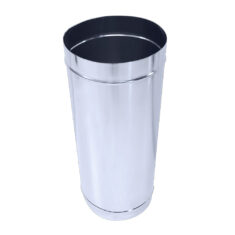 Stainless Steel Stack Pipe, 2-Ft Section, Various Diameters