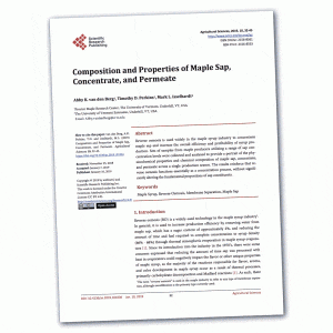 Report about the Composition of RO Sap
